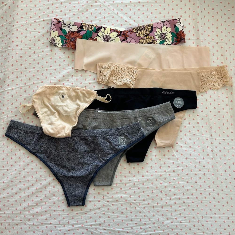 NWT Variety of 7 Aerie Thongs